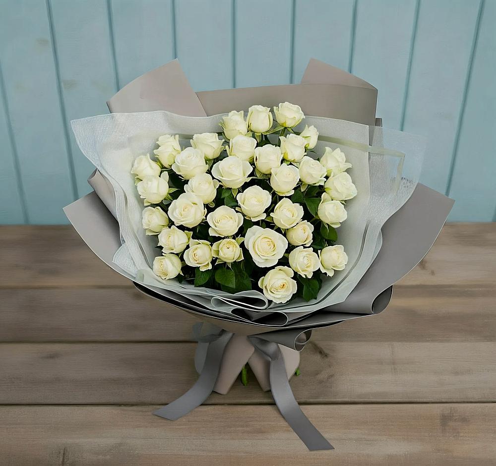 Букет Белоснежная нежность в Ракитном