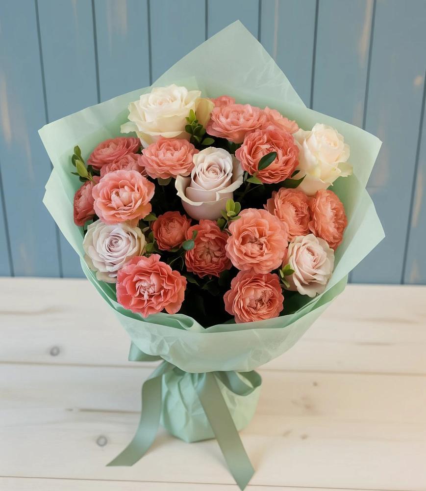 Букет цветов из: Розы в Ракитном