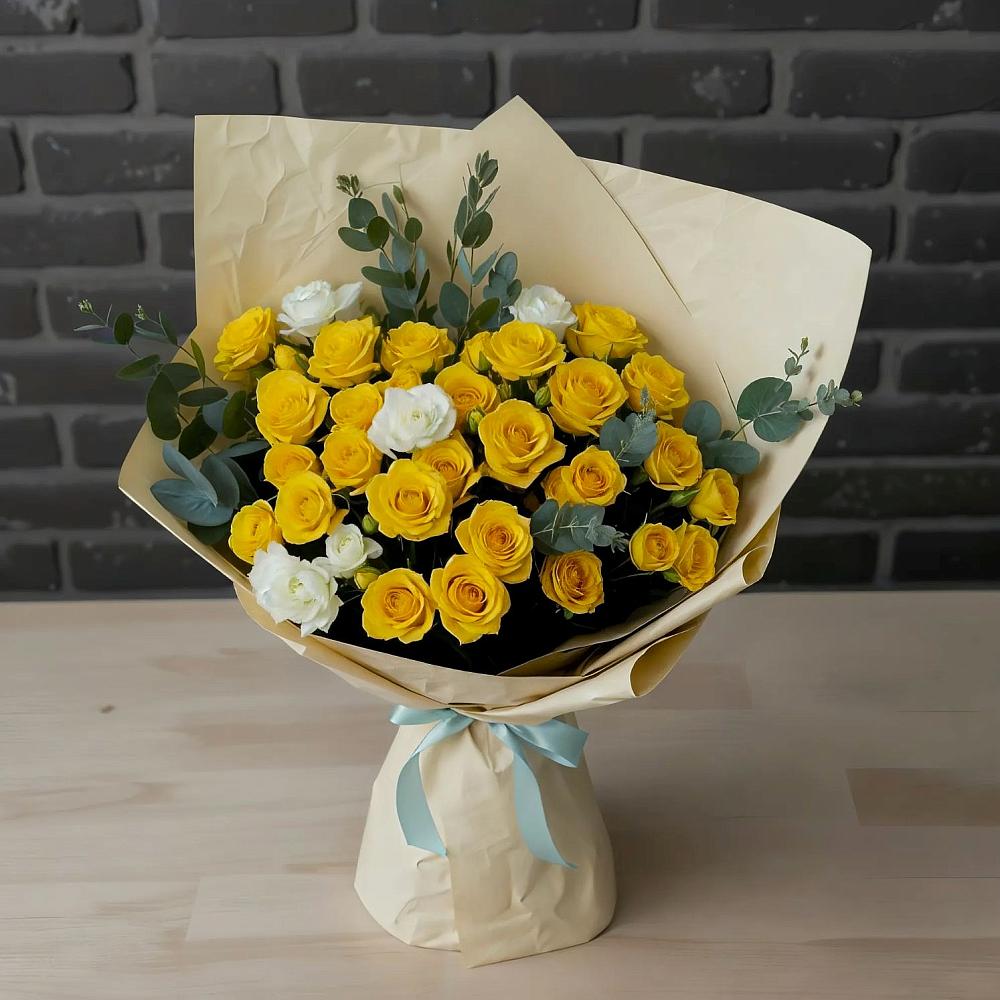 Букет цветов из: Розы в Ракитном